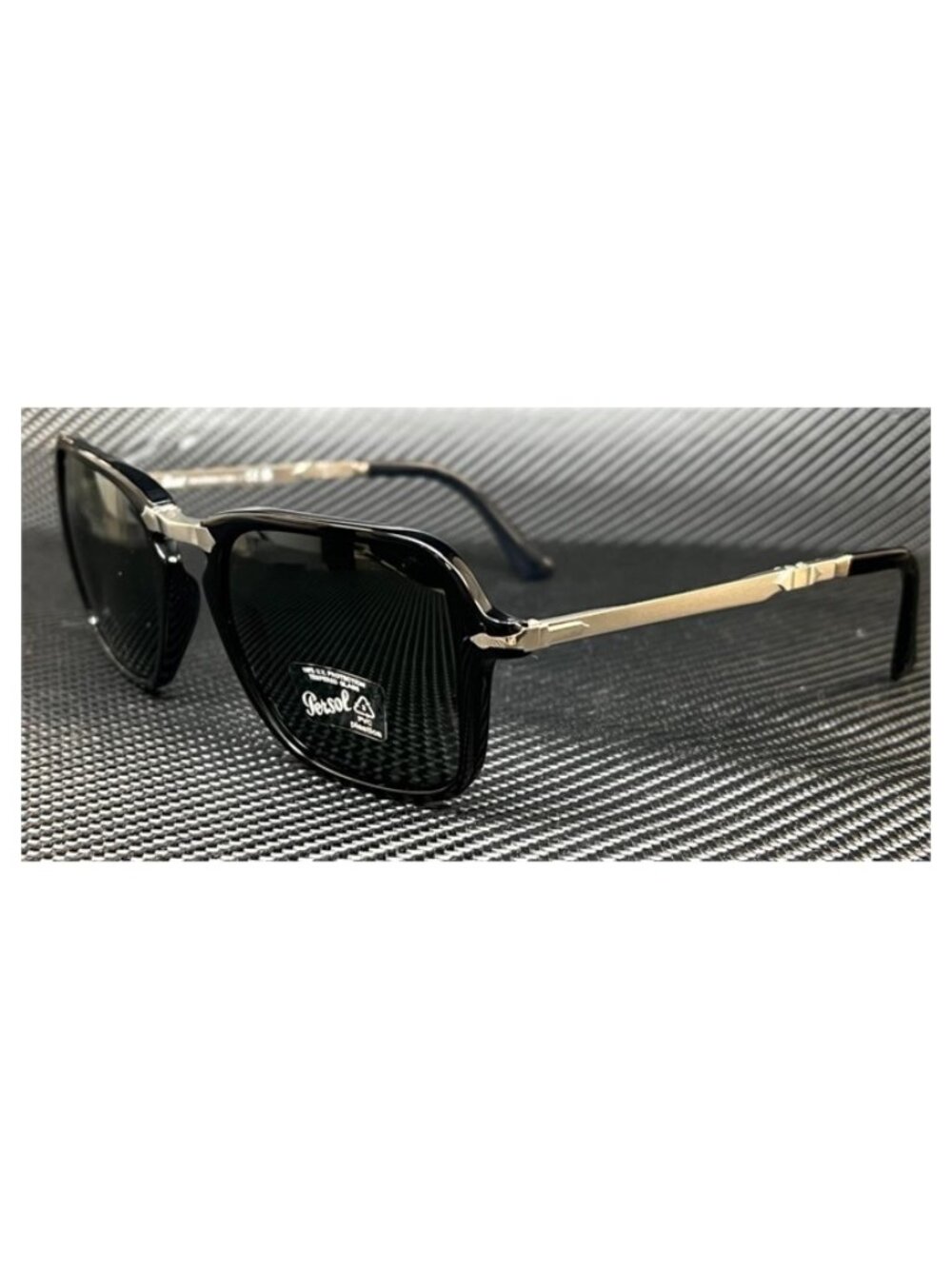 New Persol Men Black Sunglasses 54-21-145